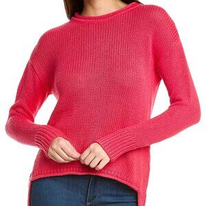 HIHO Relaxed Crew Pink Sweater